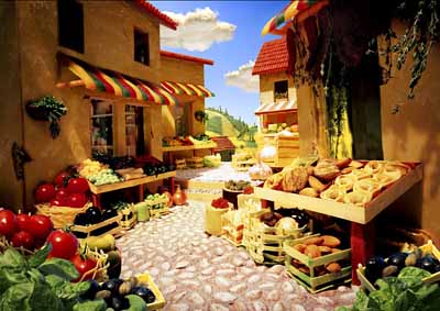 foodart4 green (eco friendly) art