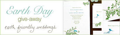 giveawayad earth friendly weddings giveawayad happy earth day and give away...