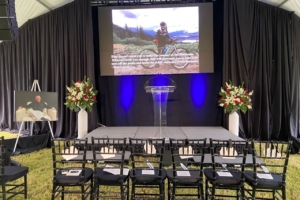 celebration of life stage