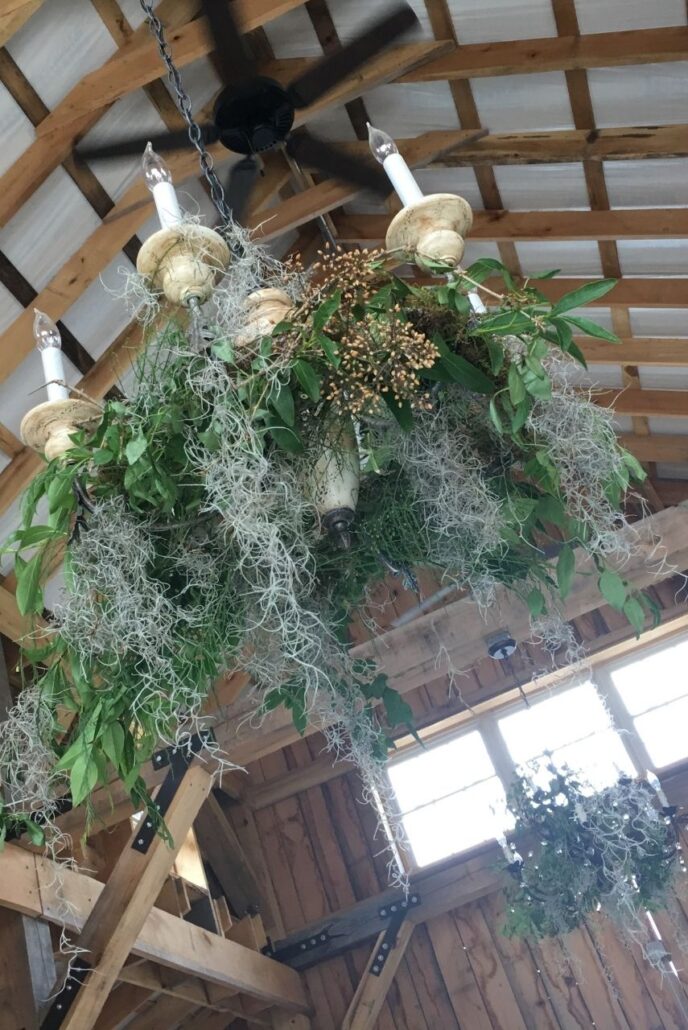 moss hanging floral